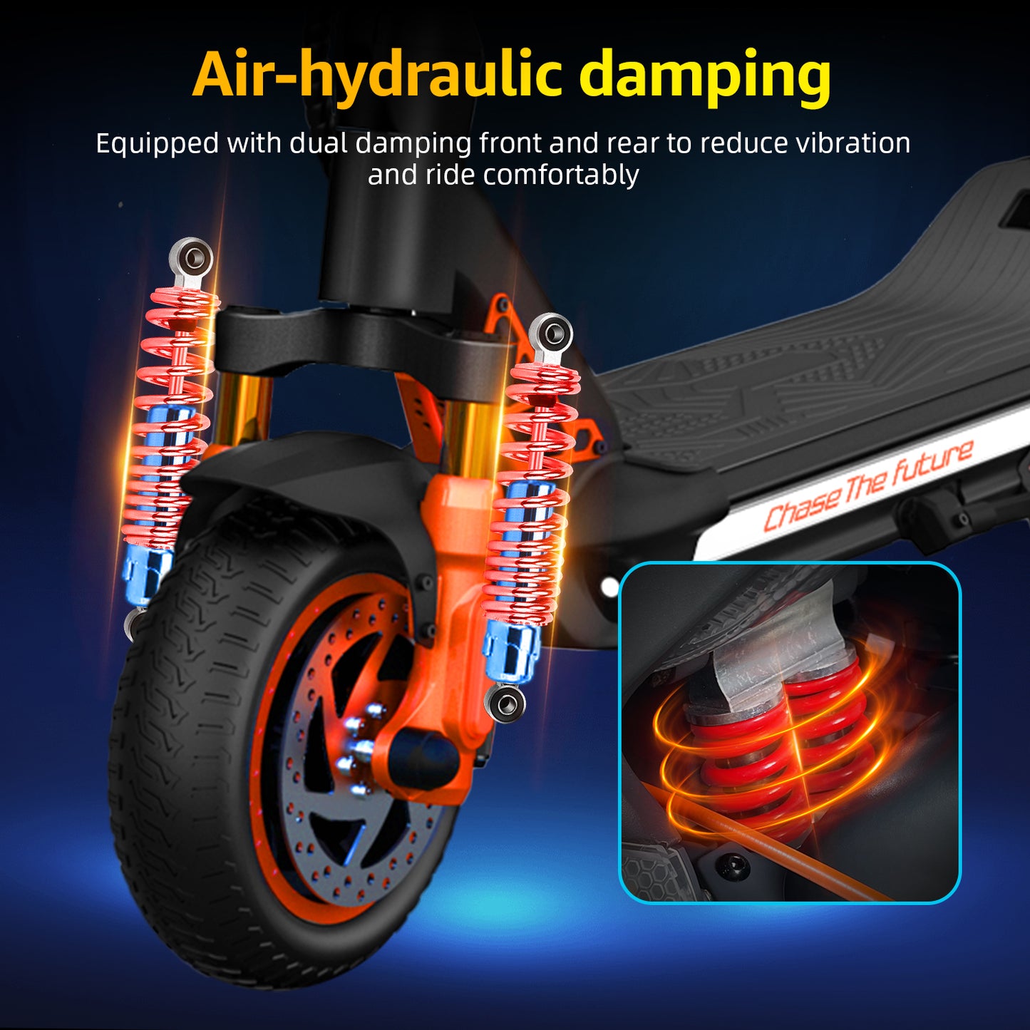 Cunfon RZ1000 Electric Scooter 2400W - Dual Motor