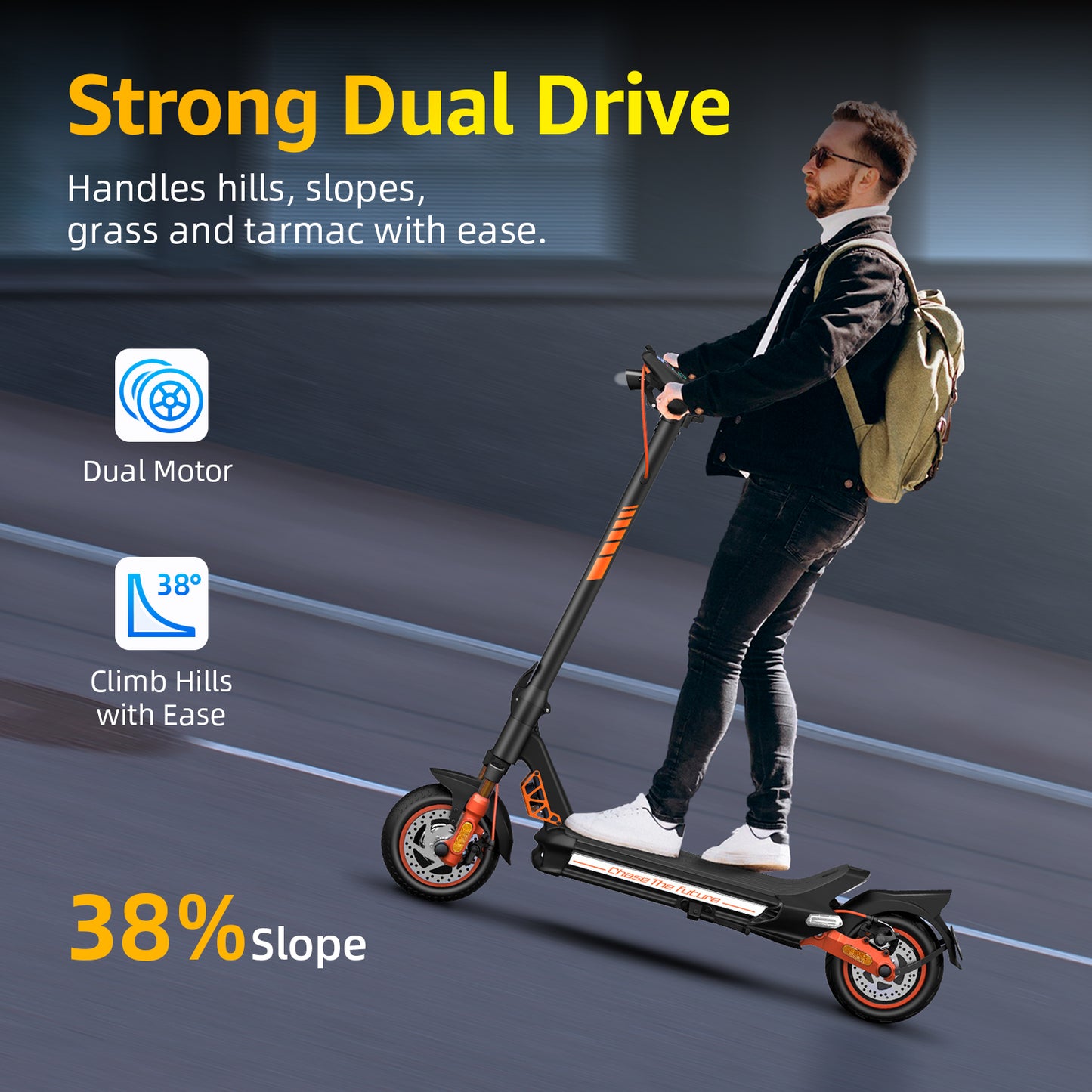 Cunfon RZ1000 Electric Scooter 2400W - Dual Motor