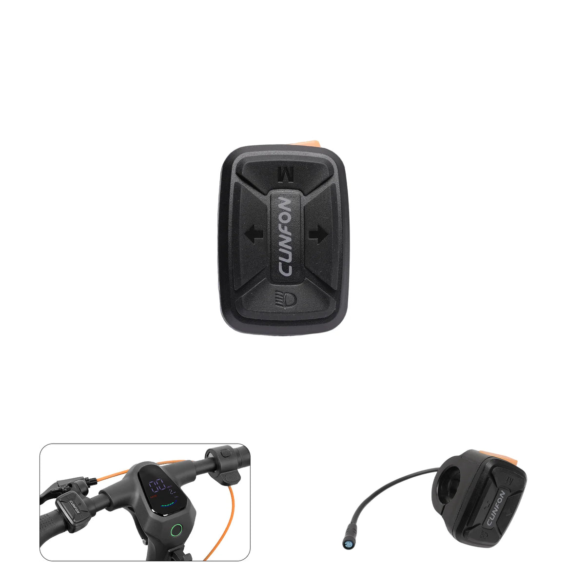 Cunfon replacement handlebar control panel with horn, mode, lights & turn signals for RS500, RZ800, RZ1000 scooters.