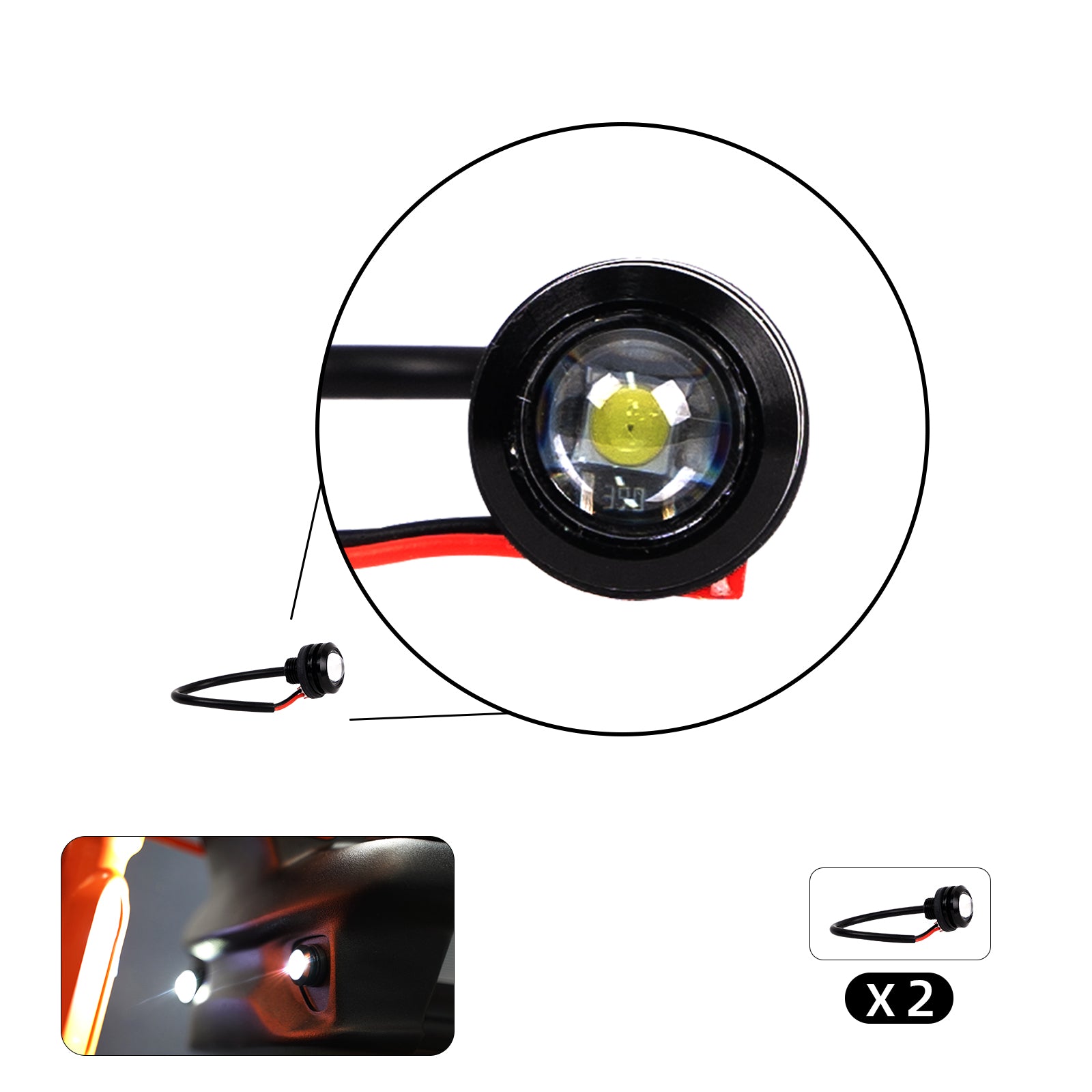 Hawk Eye Lights For RZ800 & RZ1000 - 2pack