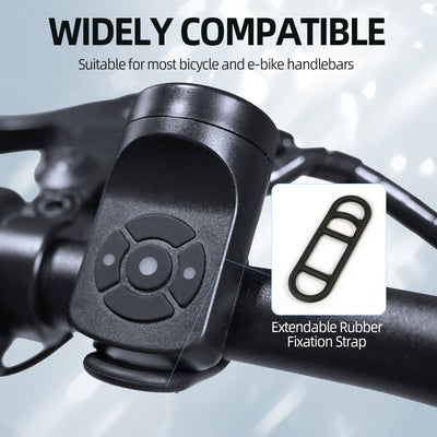 Electric Bike Horn with Anti-Theft Alarm, USB Charging
